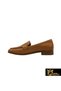 Women's Tan Genuine Leather Shoes 505320098-1 - 2