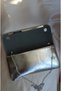 Women's Metallic Silver Envelope Model Design Portfolio Clutch Special Occasion Bag - 5