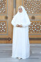 Cilbab with Self Veil Souffle 6032 Ecru - 2
