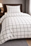 Single Size Fitted Sheet Duvet Cover Set |   Cotton - 2