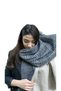 Double Sided Crow's Feet Soft Large Shawl & Scarf - 3