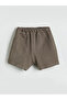 Brown Elastic Waist Basic Baby Boy Shorts Pack of 2 - 5