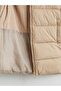 Two Mt Shop Quality Lcw Kids Beige Hooded Boys' Puffer Jacket - 2
