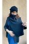 Unisex Wool Corded Scarf & Beanie Set - 5