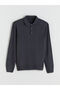 Esvab • Modern & Distinctive Plus Size Turn-Down Collar Long Sleeve Men's Knitwear Sweater - 6