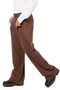 THE BROWN TENCEL WIDE MEN TROUSERS - 3