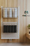 2 Pieces Bathroom Organizer Hangable Towel Rack Towel and Toilet Paper Basket - 4