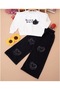 Girl's Heart Detailed Sweatshirt & Wide Leg Jean Pants 2-Piece Set - 2