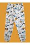 Long-Sleeved Patterned Kids Pajama Set #printedkidspajamas #laundrygarden #scooppattern - 4