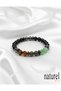 Original Leo Zodiac Natural Stone Bracelet |   Aventurine-Ocher-Eyes-Pyrite-Onyx