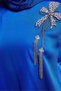 Satin Blouse with Stone Details 44734 - 4