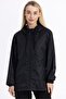 Women's Hooded Water and Windproof Pocketed Inside Raincoats, a Lined U Ultra Lightweight m Transitional Raincoat - 3