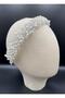 Stylish and Elegant Wedding and Engagement Bridal Crown and Hair Accessory with Completely Handmade Crystal Stones - 3