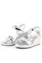 Aurora Silver Girl's Wedge Heeled Shoes - 5