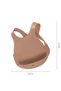 - Silicone Flexi Bib - Woody Brown - 3