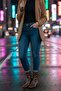Heeled Stretch Ankle Boots Women's Brown Short Stretch Boots Heel Height 3 cm - 6