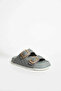 Quilted Buckle Home Outdoor Women's Slippers – Gray - 2