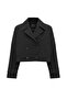 Double Breasted Short Trench Coat - 8