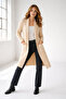 Women's Shawl Collar Oversized Long Knit Cardigan - 3