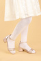 Helena Vakko Daily Girl's 3 cm Heeled Sandals Evening Dress Shoes - 3