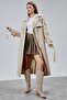 Beige Regular Fit Windbreaker Detailed Trench Coat 46636 - 2