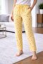 Pattern Detailed Women's Pajama Single Bottom - 3