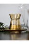 Trendy Gold 12 Piece Tea Cup Set 135 Cc.