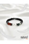 Original Aquarius Zodiac Natural Stone Bracelet - Agate-Fluorite-Crystal Quartz-Onyx
