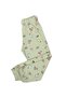 Girls' Pajama Set Green Fruit Themed 100% Cotton Terry Fabric Long Sleeves - 4