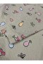 Girls' Pajama Set Green Fruit Themed 100% Cotton Terry Fabric Long Sleeves - 6