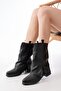 Zri̇n-3045 Premium Black Daily Women's Boots - 4