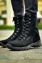 Scalatore premium men's off-road suede black boots - 4
