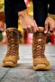 Scalatore premium men's off-road suede boots - tan - 5