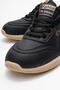 Virto Premium Black Beige Lace-Up Women's Sports Shoes - 5