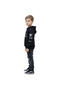 Boys' Hooded Printed Black Sweatshirt - with Pockets, Cotton, Comfortable - 6