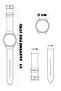 Children's Wristwatch Waterproof Rodium Analaog (8846) (yellow Case-red Strap) - 4