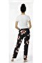 Women's Pajama Bottoms Winter Relaxed Fit Soft Textured Colorfast Velvet Fabric Teddy Bear Pattern - 3