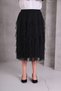 Women's Layered Design High Waist Elastic Waist Sports Stylish Curve Plus Size Tulle Skirt - 6