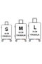My Saraciye Luggage Cover Suitcase Protector Set of 3 (Newyork) - 6