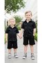 Boy's Aerobin Linen Fabric Short Sleeve Shirt Linen Short Shorts Festive Suit Clothing - 4