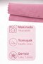 Velvet Textured Light Dusty Rose Throw Pillow Cover (1 Piece) - 3