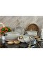 7 Piece Gold Iron Handle White Granite Pot Set (Gift Product)