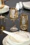 Gold Gold Gilded 12-Piece Water Soft Drink Glasses Set