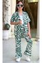Girl's Spanish Palazzo Pants Shirt Suspender Badi 3-Piece Summer Holiday Set - 3