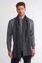 Men's Dark Gray Winter Viscose Scarf Classic Scarf - 3
