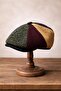 Men's Patchwork Patterned Cap Hat – Vintage Retro British Flat Cap