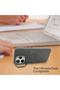 MagSafe leather case for iPhone 14 Pro with metal buttons and lens protector, grey. - 6