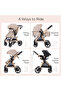 3in1 Travel Prime Stroller - Beige - 3