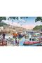 Little Fishermen in the Harbor 1000 Piece Puzzle - 2