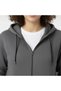 Women's Cotton Fleece-Lined Hooded Slim Fit Double Pocket Fleece Jacket Cardigan - 6